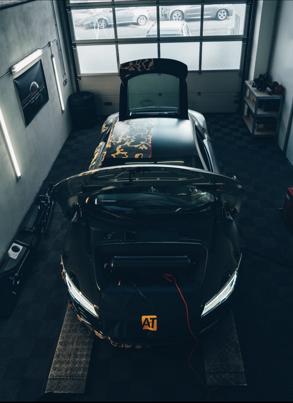 Audi R8 in der Tuning-Werkstatt